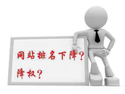 SEO免費培訓教程：網站被降權怎么辦？如何解決網站被降權？